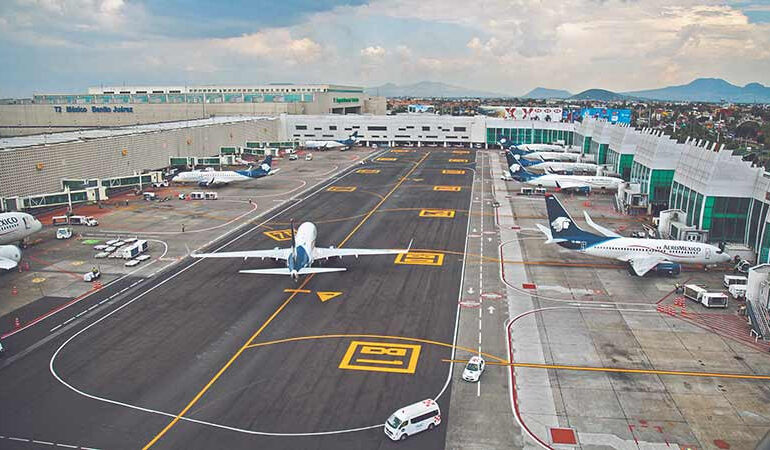 Inicia normalización de operaciones en el AICM tras baja actividad volcánica del Popocatépetl