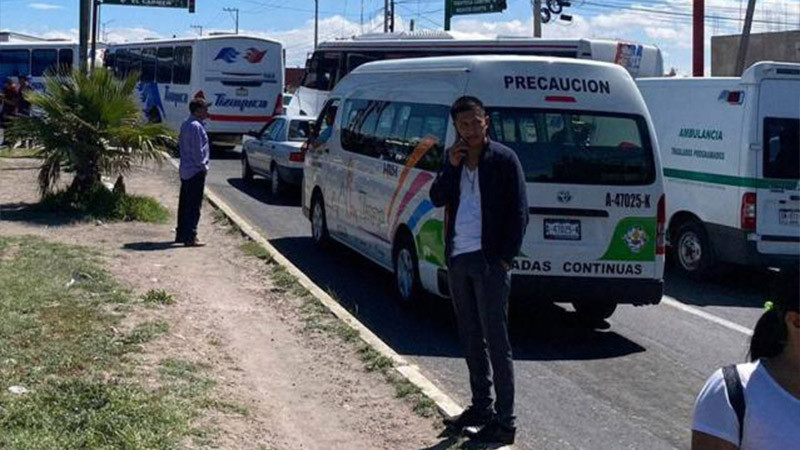 Protestas en Tizayuca por amenazas de extorsión a choferes