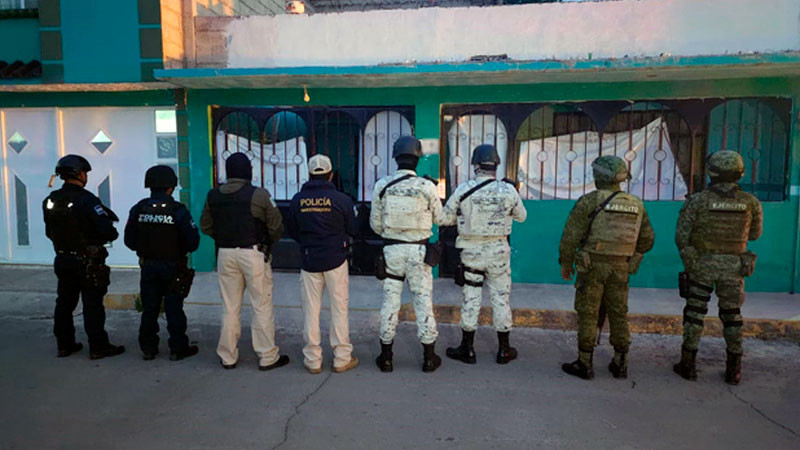 Aseguran inmuebles utilizados para narcomenudeo en Hidalgo; detienen a 9