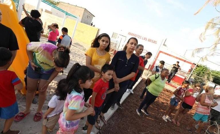 Reacondicionaron dos parques en colonia Haciendas Santa Fe