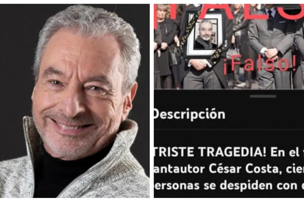 César Costa reacciona a la noticia de su supuesta muerte