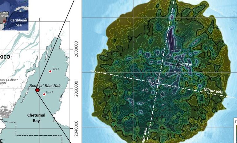 Descubren en Chetumal el segundo agujero azul más profundo del mundo
