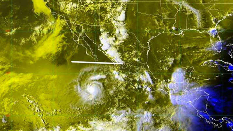 Pronostican lluvias muy fuertes, descargas eléctricas y posible caída de granizo en Michoacán