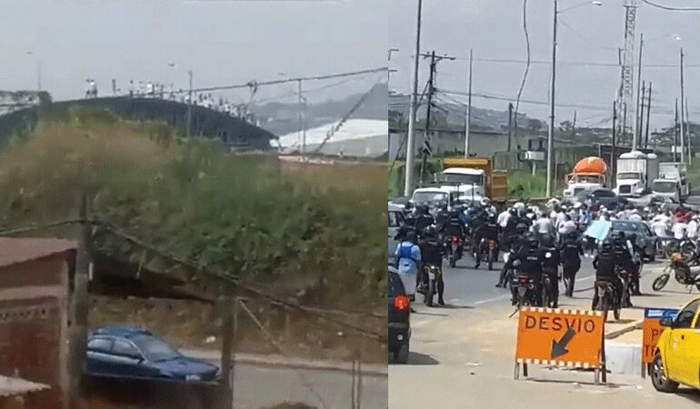 Protestan en cárcel de Ecuador por traslado de preso que amenazó a Fernando Villavicencio