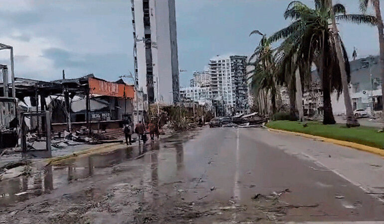 En redes sociales, buscan a personas desaparecidas tras paso del huracán “Otis”