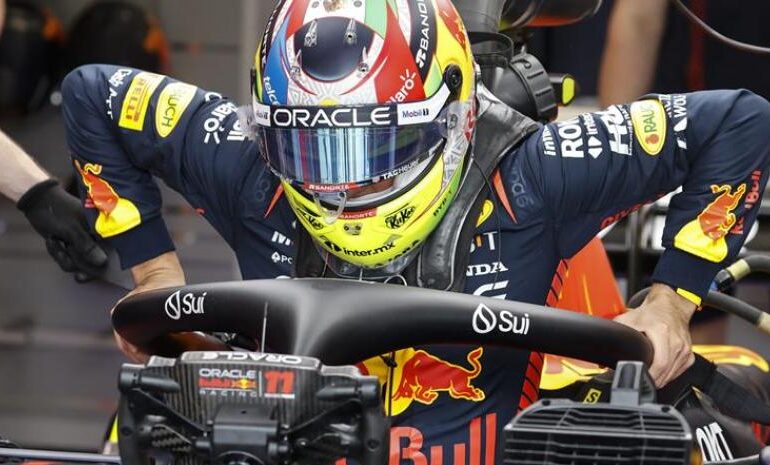 Sergio Pérez saldrá noveno para el GP de Brasil, Verstappen con la pole
