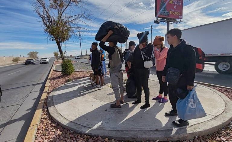 Acude delegado de INM al bordo del río Bravo