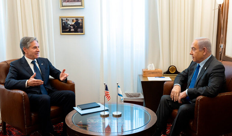 Pide Blinken “zonas seguras” para civiles si continúa conflicto bélico Israel-Gaza