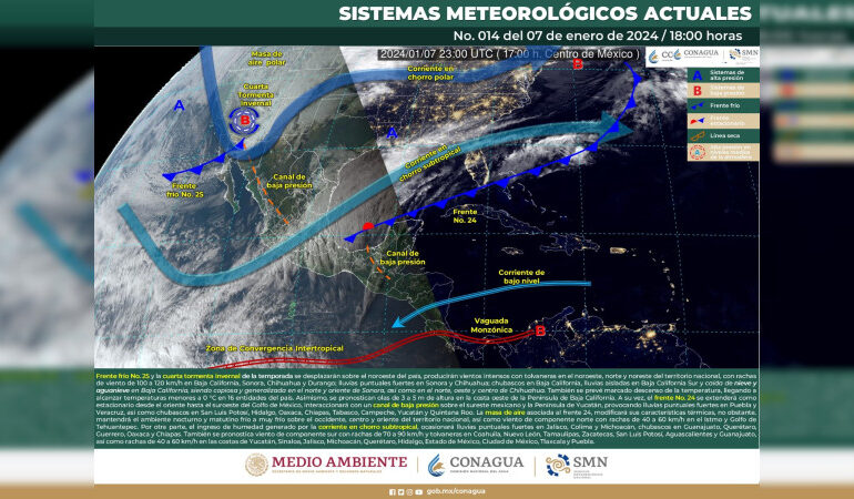 Se prevén temperaturas mínimas de hasta 0 °C en Michoacán: PC