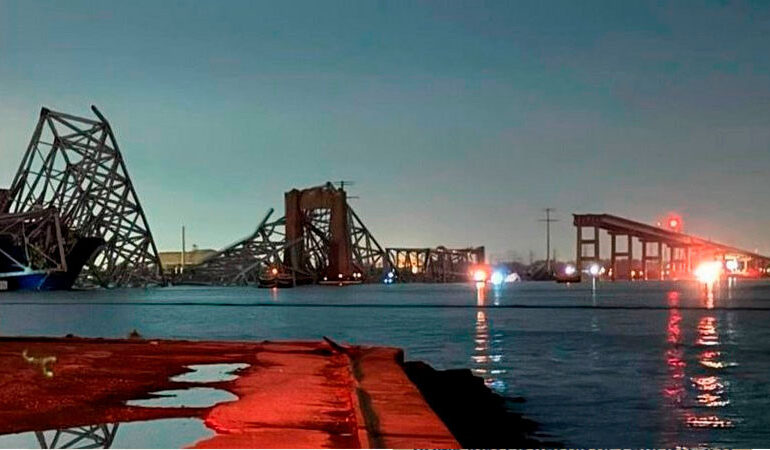 Recuperan dos cuerpos tras el derrumbe del puente de Baltimore; uno es mexicano