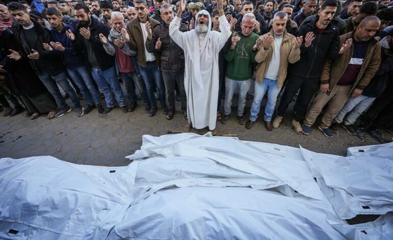 Bebé muere congelada en Gaza