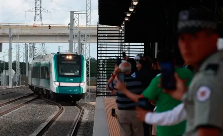 Transporta Tren Maya sólo 19% de su meta