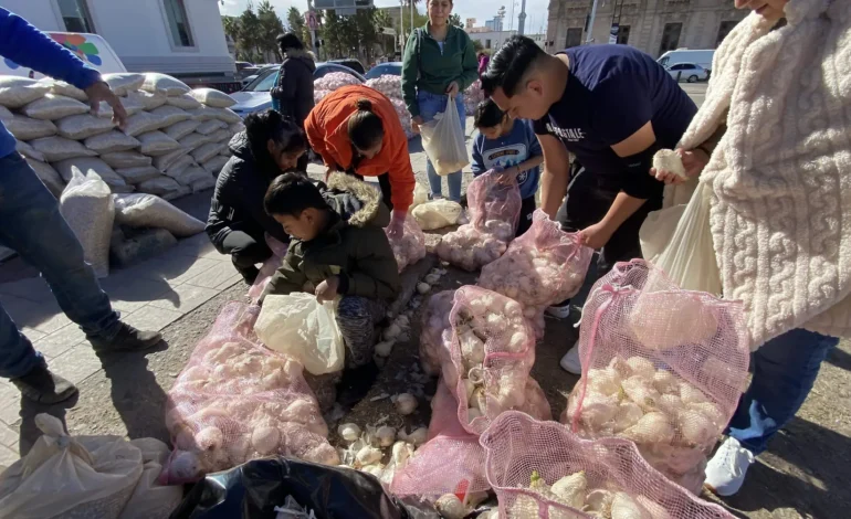 Hoy, continuará la venta de frijol y cebolla en la Plaza del Ángel