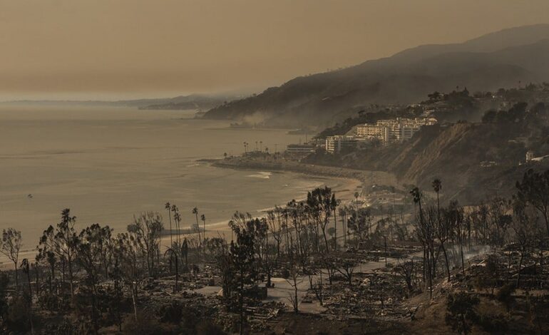 Recintos olímpicos de LA se salvan de incendios