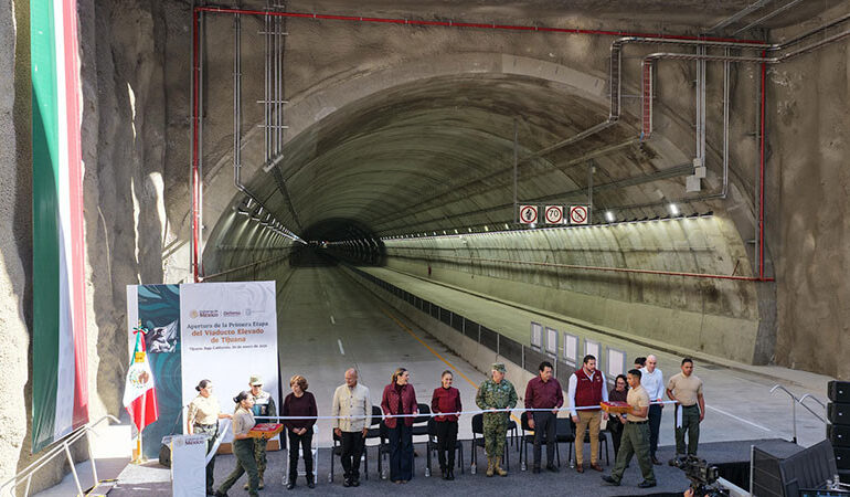 Inaugura Claudia Sheinbaum la primera etapa del Viaducto Elevado de Tijuana, Baja California